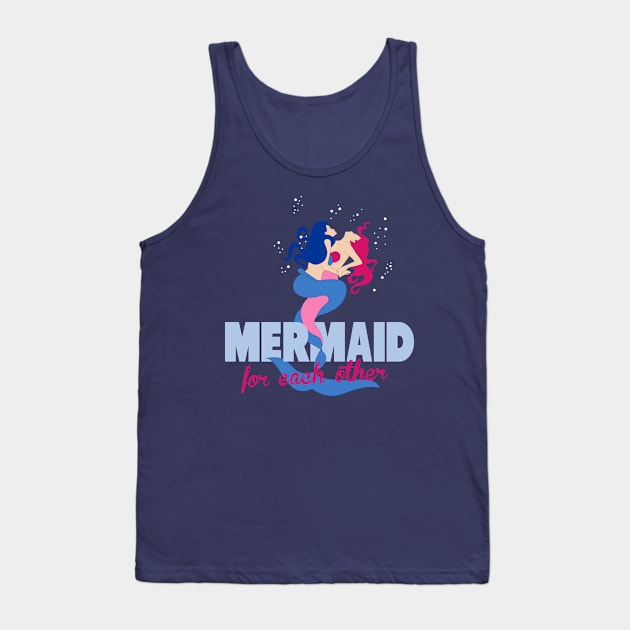 Mermaid for each other Tank Top by Malikom